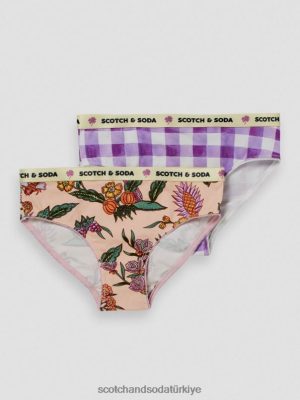 Scotch & Soda Türkiye | Scotch & Soda 2 paket basılı brifingler çocuk F4B4N761 Combo A