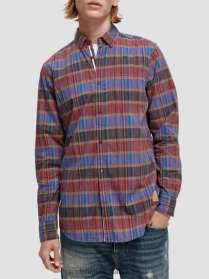 Scotch & Soda Türkiye | Scotch & Soda Hafif düzenli uyumalı gömlek erkekler F4B4N299 Combo C