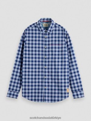 Scotch & Soda Türkiye | Scotch & Soda Hafif düzenli uyumalı gömlek erkekler F4B4N317 Combo B