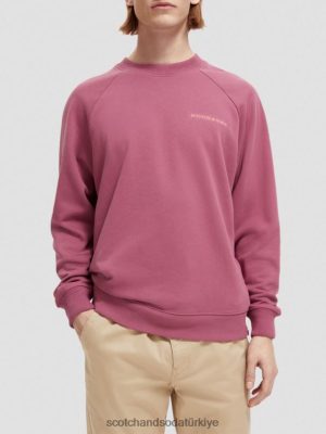 Scotch & Soda Türkiye | Scotch & Soda Organik pamuklu mürettebat sweatshirt kadınlar F4B4N196 Dahlia