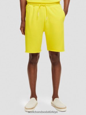 Scotch & Soda Türkiye | Scotch & Soda Organik pamuklu ter şort kadınlar F4B4N250 güneş ışığı