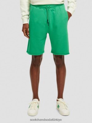 Scotch & Soda Türkiye | Scotch & Soda Organik pamuklu ter şort kadınlar F4B4N253 Amazon Green