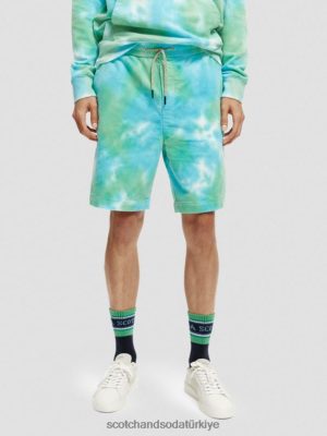 Scotch & Soda Türkiye | Scotch & Soda Rahat Uygun kadife organik pamuk şort erkekler F4B4N595 Combo X