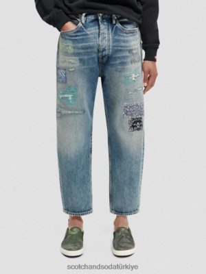 Scotch & Soda Türkiye | Scotch & Soda Strand Premium Süper Relexed Fit Jeans erkekler F4B4N578 Yeni Grunge