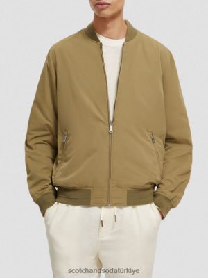 Scotch & Soda Türkiye | Scotch & Soda Tersinir Bombacı Ceket erkekler F4B4N574 haki