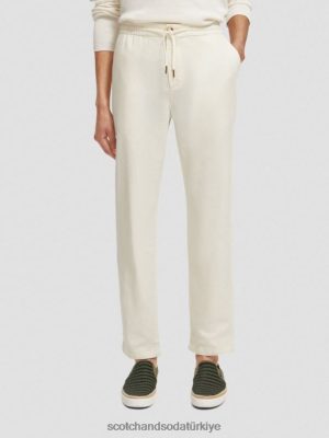 Scotch & Soda Türkiye | Scotch & Soda Warren düz bacak keten karıştırılmış jogger erkekler F4B4N480 set