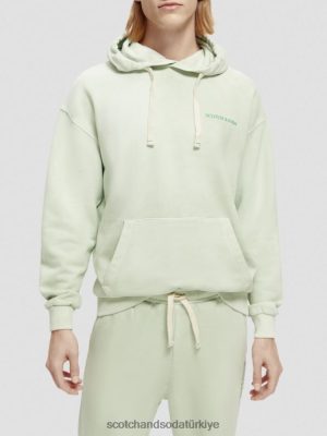 Scotch & Soda Türkiye | Scotch & Soda bitki boyalı kapüşonlu kadınlar F4B4N224 nane