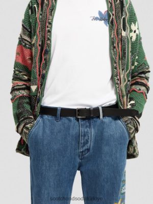 Scotch & Soda Türkiye | Scotch & Soda deri kemer erkekler F4B4N722 siyah