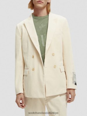 Scotch & Soda Türkiye | Scotch & Soda çift ​​göğüslü kadife blazer erkekler F4B4N662 set