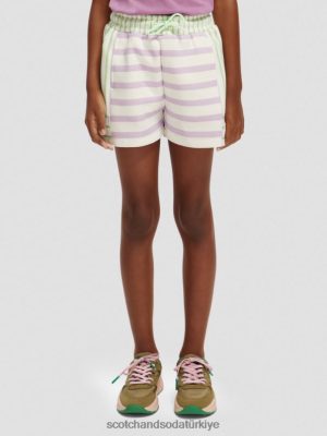 Scotch & Soda Türkiye | Scotch & Soda karışık şerit ter şort çocuk F4B4N765 çizgili
