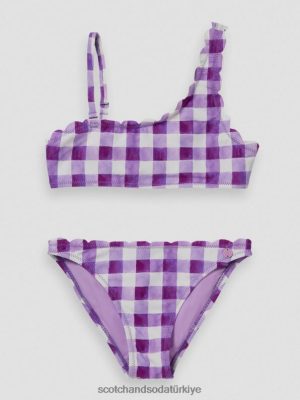 Scotch & Soda Türkiye | Scotch & Soda kontrol edilen bikini çocuk F4B4N770 Mulberry Bistro Check