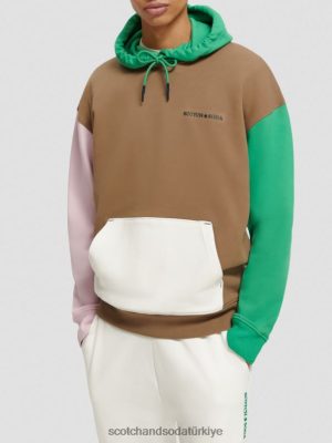 Scotch & Soda Türkiye | Scotch & Soda renk bloğu kapüşonlu kadınlar F4B4N226 Combo A