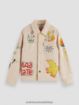 Scotch & Soda Türkiye | Scotch & Soda sanat eseri çocuk F4B4N790 kum