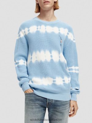 Scotch & Soda Türkiye | Scotch & Soda tıknaz örgü boya boya organik süveter erkekler F4B4N647 Combo A