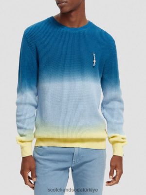 Scotch & Soda Türkiye | Scotch & Soda tıknaz örgü boya boya organik süveter erkekler F4B4N648 Combo D