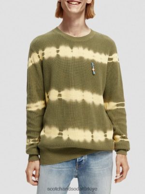 Scotch & Soda Türkiye | Scotch & Soda tıknaz örgü boya boya organik süveter erkekler F4B4N649 Combo C