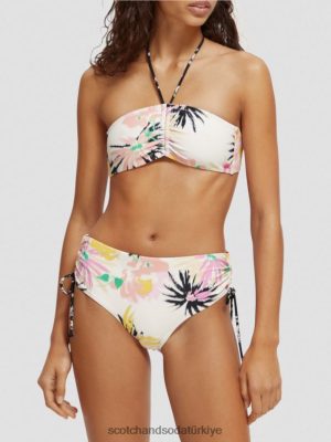 Scotch & Soda Türkiye | Scotch & Soda yüksek bel bikini tabanı kadınlar F4B4N258 Aster Beyaz